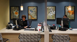 Medical Office Reception Area, Spectrum Health Medical Group, Grand Rapids MI 24in x 36in framed fine art print installations